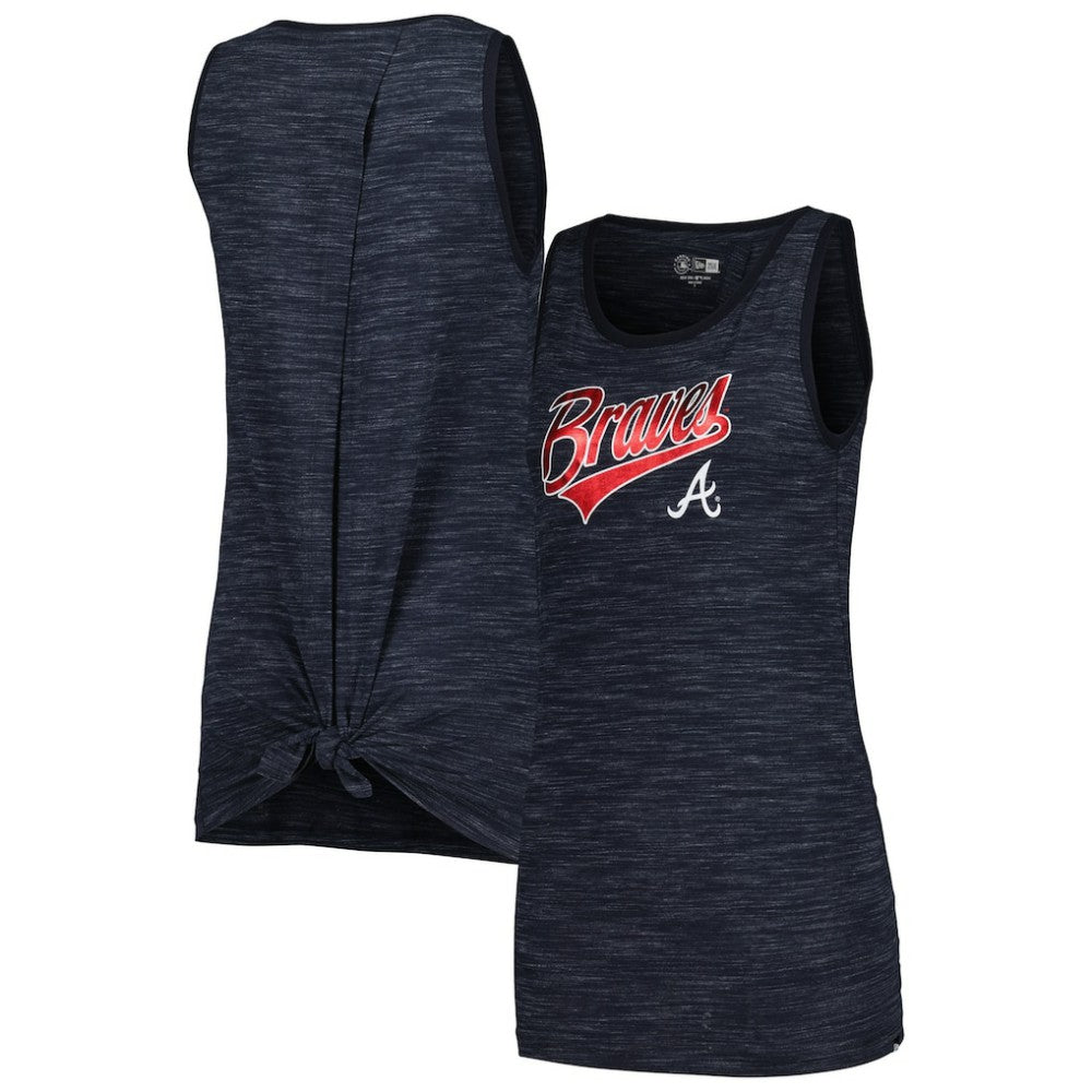 Atlanta Braves New Era Women's Space-Dye Active Tank Top for sale