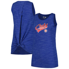 Chicago Cubs New Era Women's Space-Dye Active Tank Top Outlet
