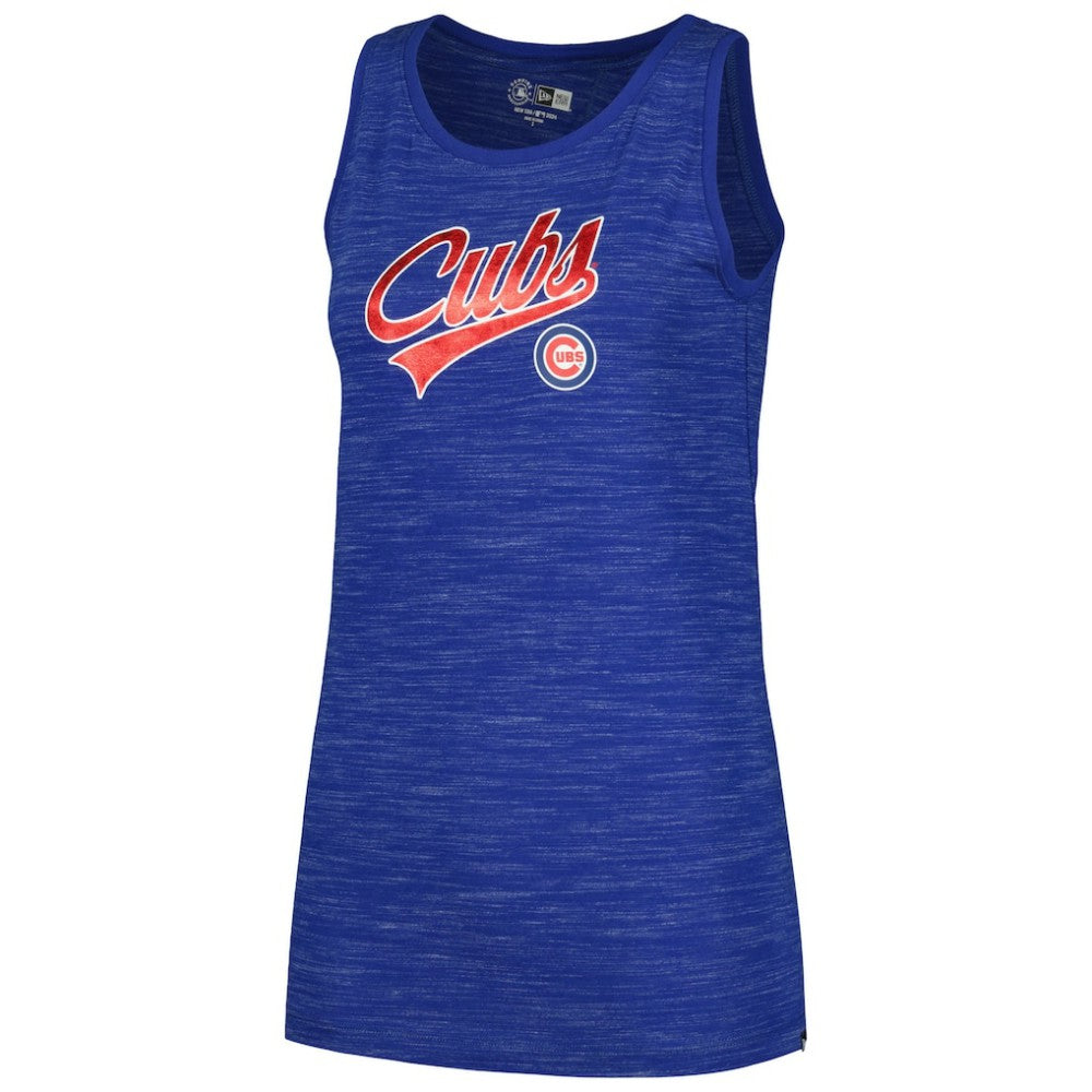 Chicago Cubs New Era Women's Space-Dye Active Tank Top Outlet
