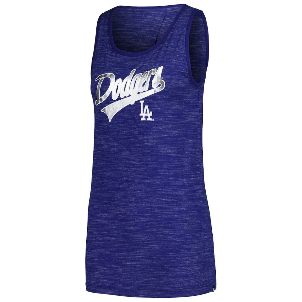 Los Angeles Dodgers New Era Women's Space-Dye Active Tank Top Outlet