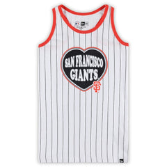 San Francisco Giants New Era Girls Youth Pinstripe Tank Top Discount