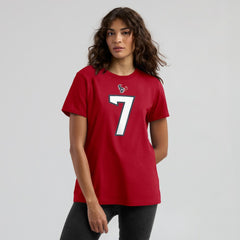 C.J. Stroud Houston Texans Women's Player Name & Number T-Shirt - Red - Nike