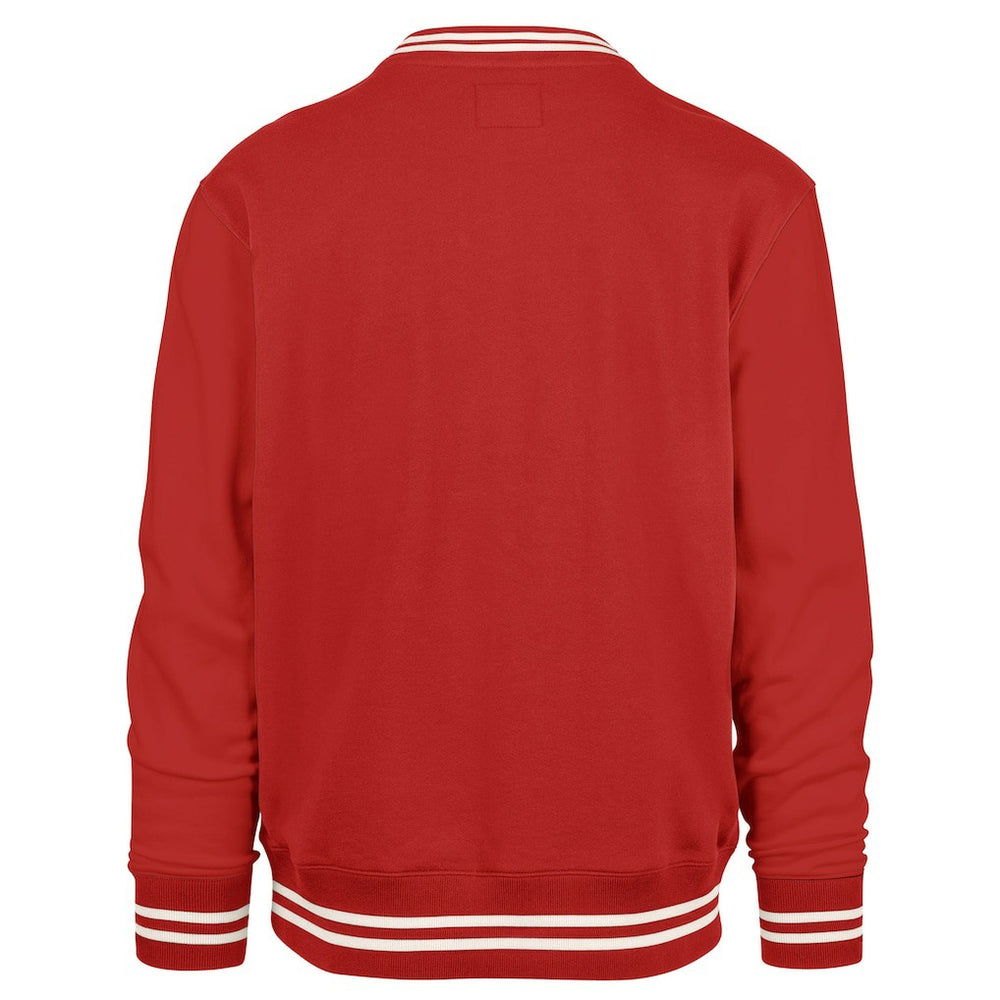 Atlanta Falcons '47 Sundays Clubhouse View Sierra Fleece Pullover Sweatshirt - Red - 47 brand