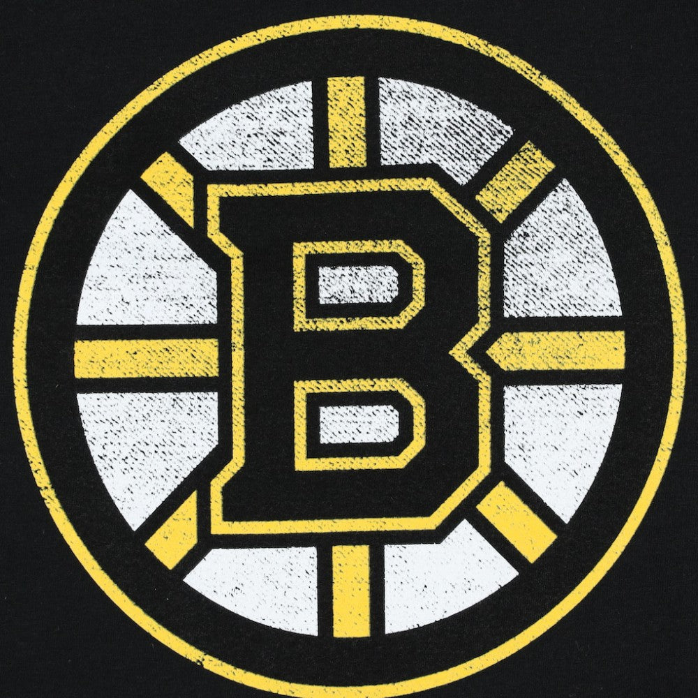 Boston Bruins Profile Women's Plus Size Distressed Printed Name & Number Long Sleeve T-Shirt - Black | NHL on sale