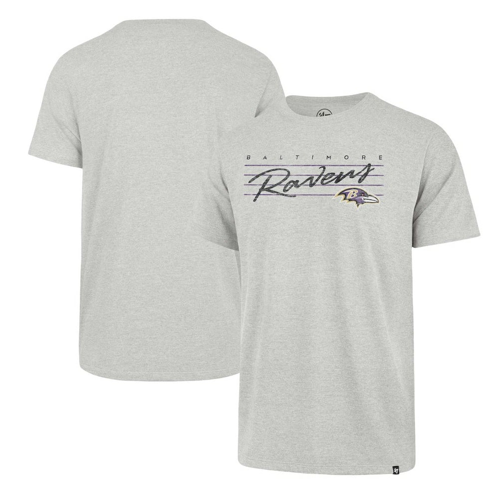 Baltimore Ravens '47 Downburst Franklin T-Shirt - Gray - 47 brand