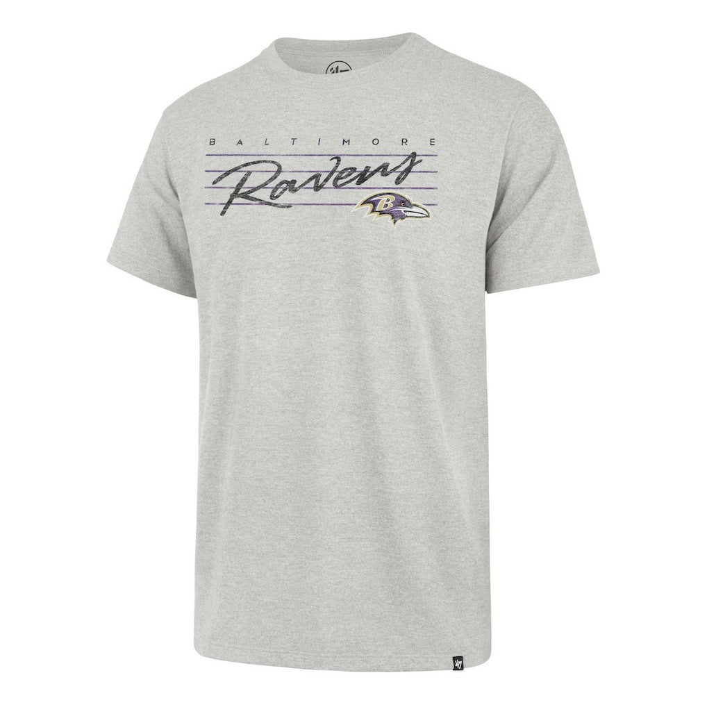 Baltimore Ravens '47 Downburst Franklin T-Shirt - Gray - 47 brand