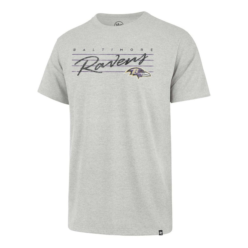 Baltimore Ravens '47 Downburst Franklin T-Shirt - Gray - 47 brand