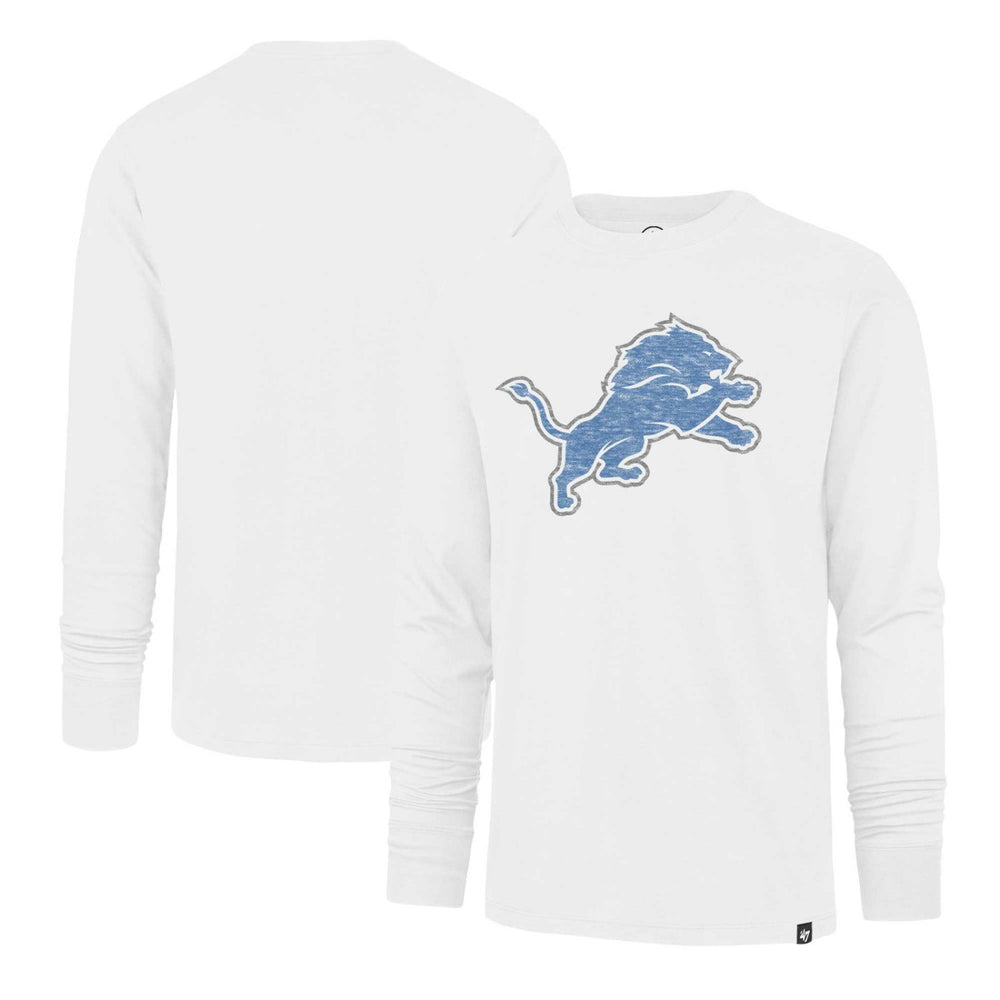 Detroit Lions '47 Premier Franklin Long Sleeve T-Shirt - White - 47 brand