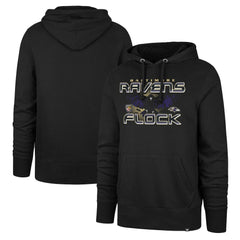 Baltimore Ravens '47 Ravens Flock Regional Headline Pullover Hoodie - Black - 47 brand