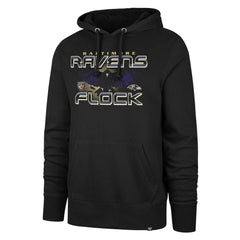 Baltimore Ravens '47 Ravens Flock Regional Headline Pullover Hoodie - Black - 47 brand