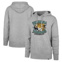 Jacksonville Jaguars '47 DUUUVAL Regional Headline Pullover Hoodie - Gray - 47 brand