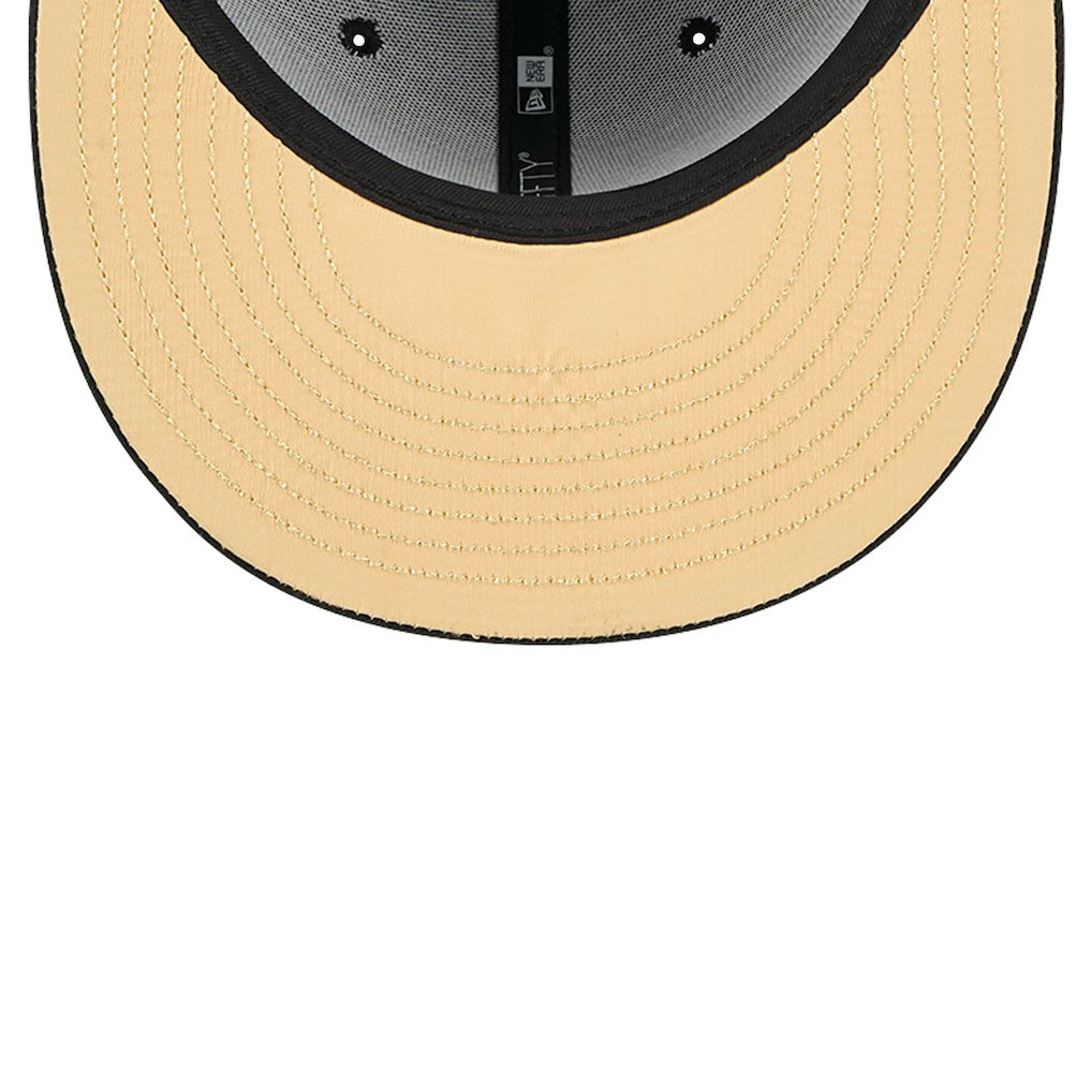 New Era Philadelphia 76ers 59FIFTY Day Allover Print Stencil Fitted Hat Black