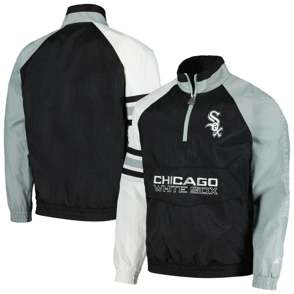 Chicago White Sox Starter Elite Raglan Half-Zip Jacket Sale