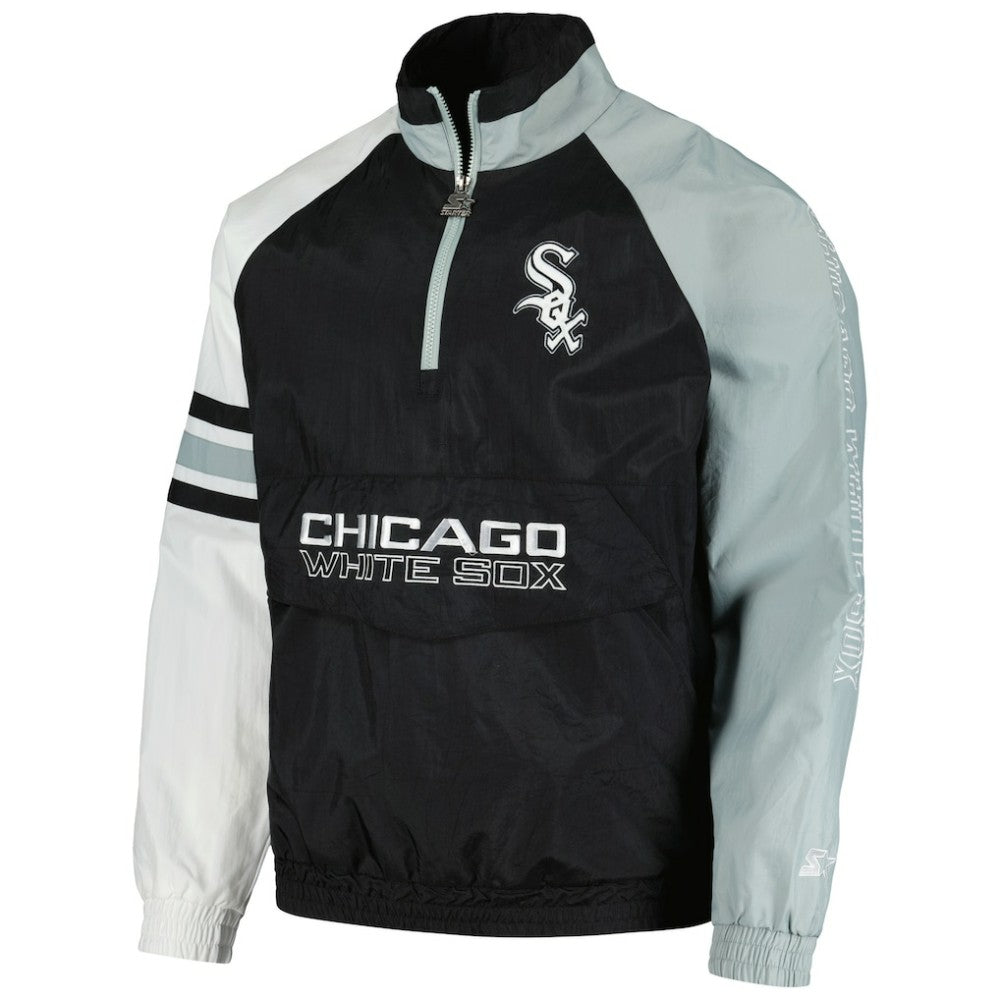Chicago White Sox Starter Elite Raglan Half-Zip Jacket Sale