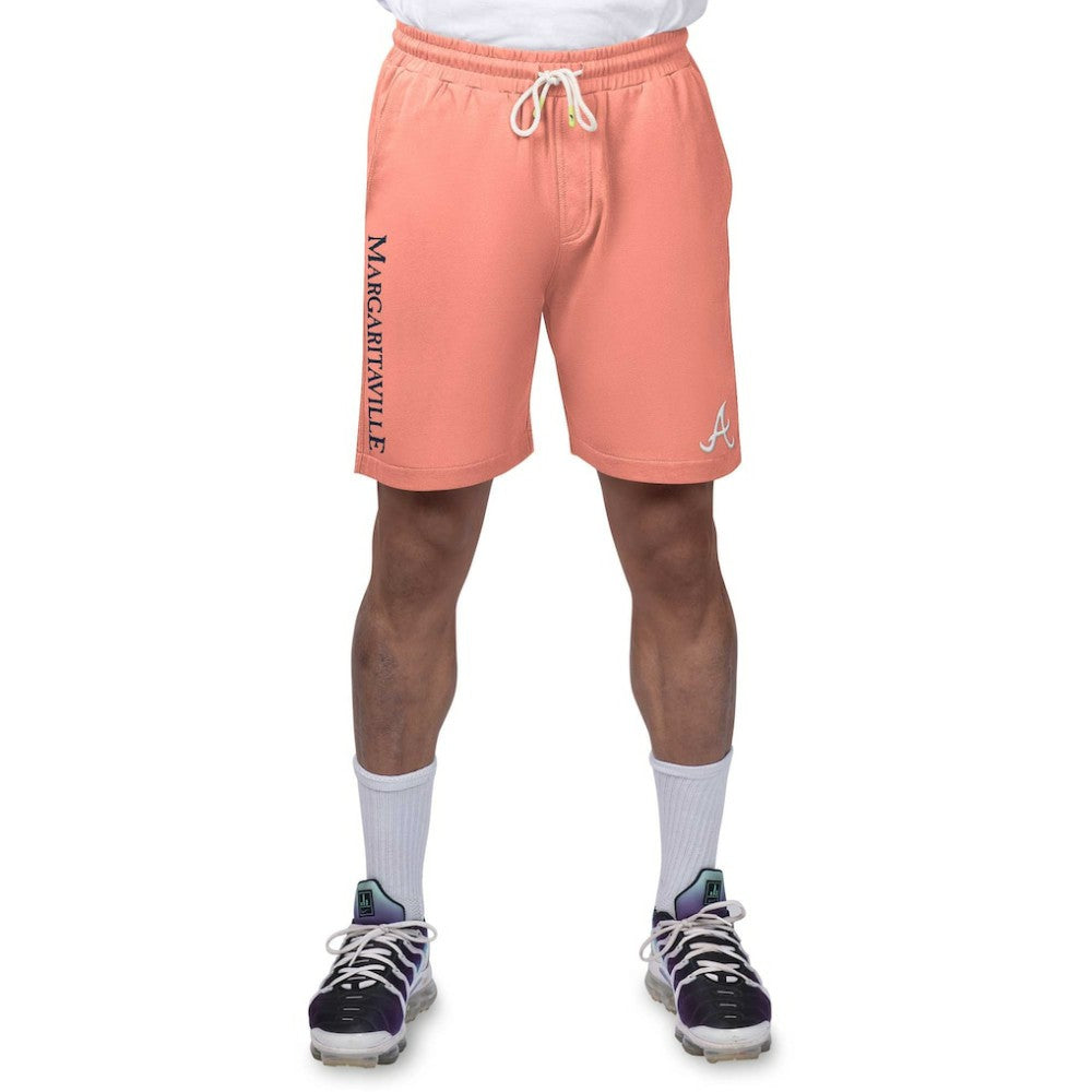 Atlanta Braves Margaritaville Peached French Terry Shorts for sale