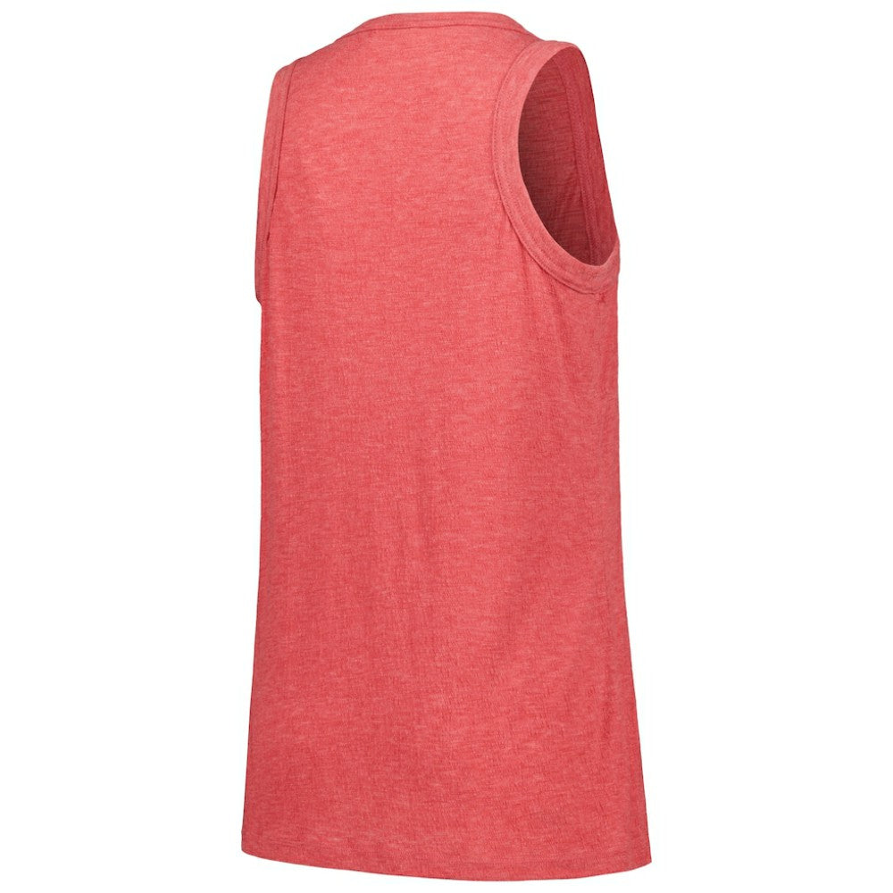 Washington Nationals Soft as a Grape Women's Gauze High Neck Tank Top Discount