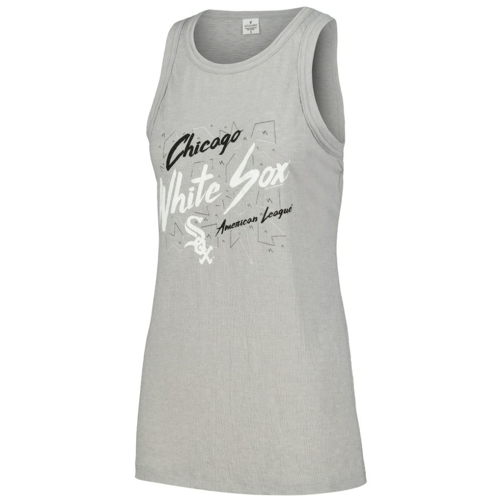 Chicago White Sox Soft as a Grape Women's Gauze High Neck Tank Top Online
