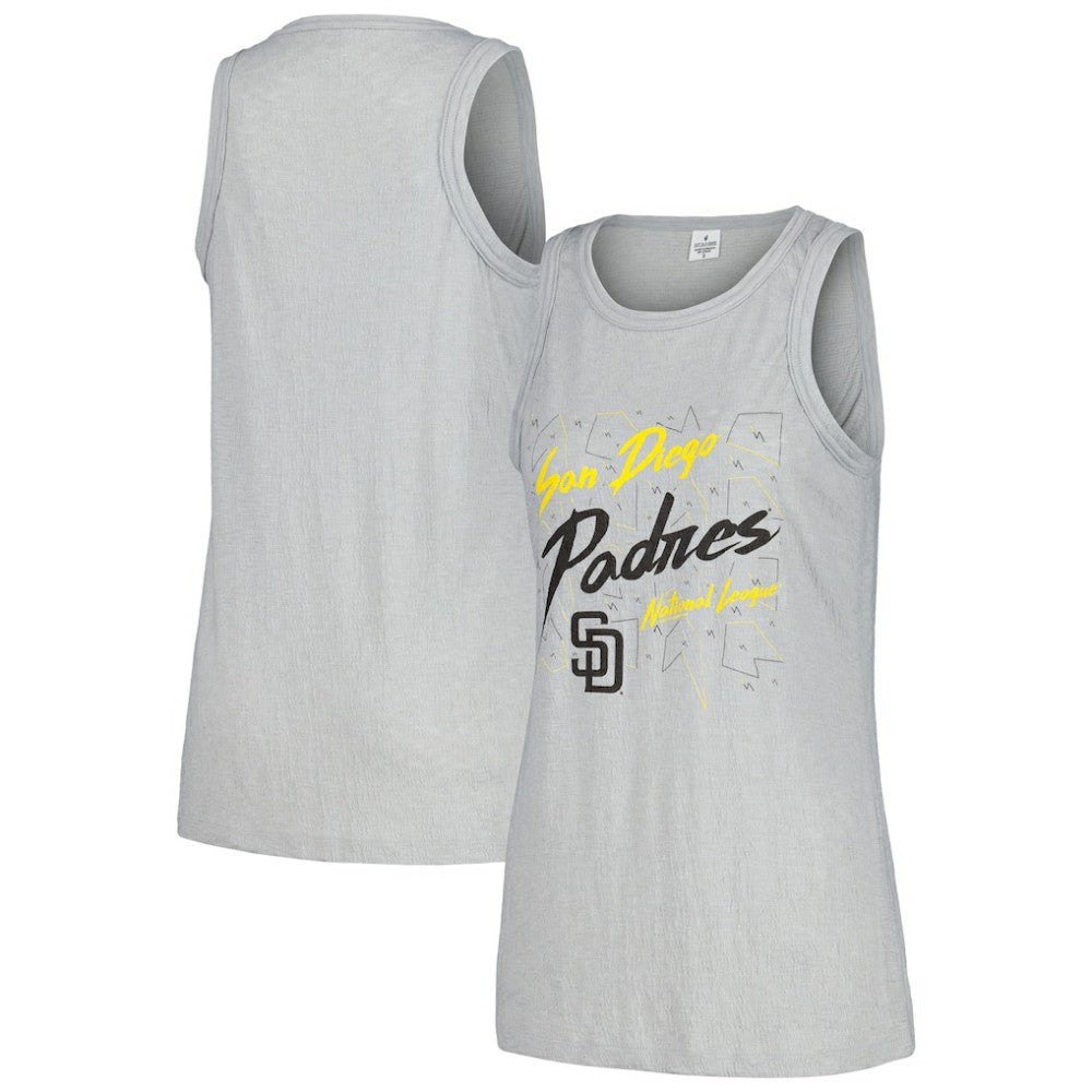 San Diego Padres Soft as a Grape Women's Gauze High Neck Tank Top Outlet