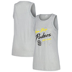 San Diego Padres Soft as a Grape Women's Gauze High Neck Tank Top Outlet