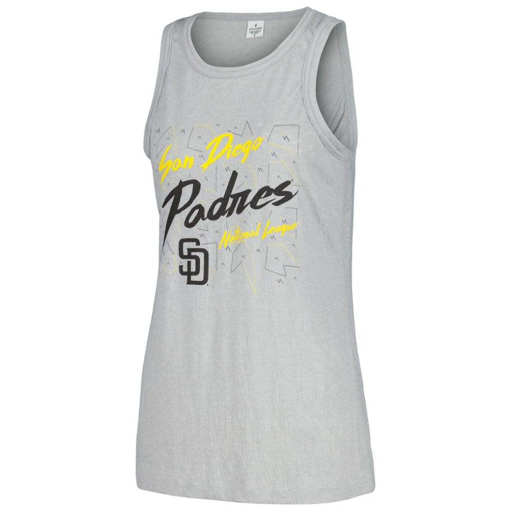 San Diego Padres Soft as a Grape Women's Gauze High Neck Tank Top Outlet