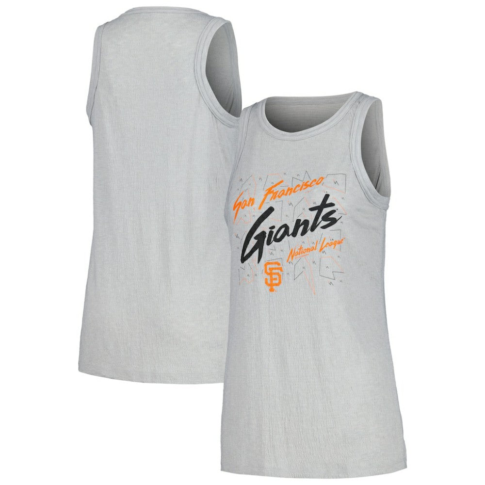 San Francisco Giants Soft as a Grape Women's Gauze High Neck Tank Top Outlet