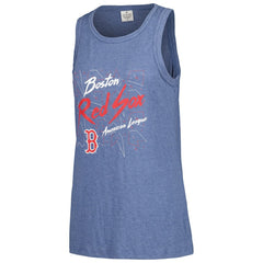 Boston Red Sox Soft as a Grape Women's Gauze High Neck Tank Top Near Me