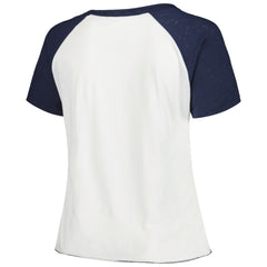 Tampa Bay Rays Soft as a Grape Women's Plus Size Baseball Raglan T-Shirt Online