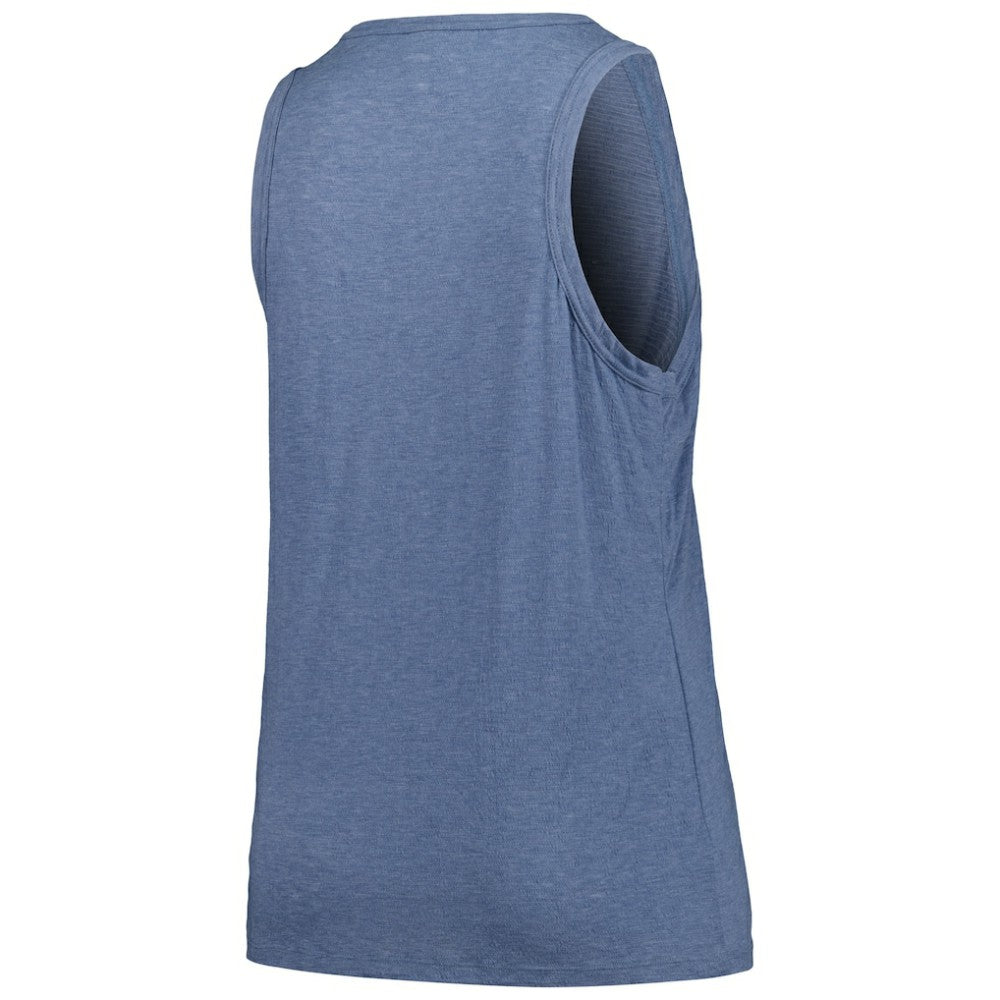 Boston Red Sox Soft as a Grape Women's Plus Size Curvy High Neck Tri-Blend Tank Top Discount