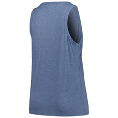 Boston Red Sox Soft as a Grape Women's Plus Size Curvy High Neck Tri-Blend Tank Top Discount