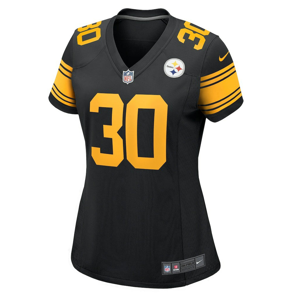 Jaylen Warren Pittsburgh Steelers Women's Alternate Game Jersey - Black - Nike
