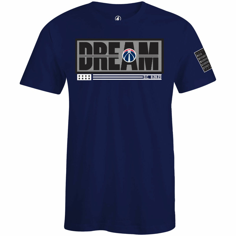Washington Wizards FISLL x Black History Collection Unisex T-Shirt - Navy