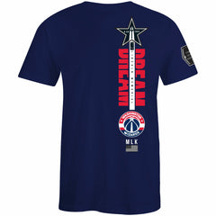 Washington Wizards FISLL x Black History Collection Unisex T-Shirt - Navy