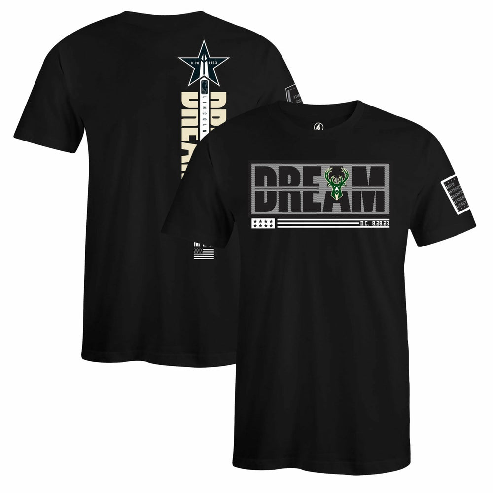 Milwaukee Bucks FISLL x Black History Collection Unisex T-Shirt - Green