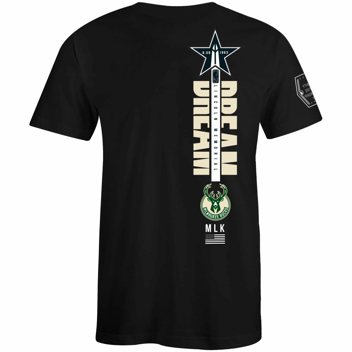 Milwaukee Bucks FISLL x Black History Collection Unisex T-Shirt - Green