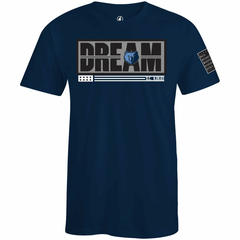 Memphis Grizzlies FISLL x Black History Collection Unisex T-Shirt - Navy