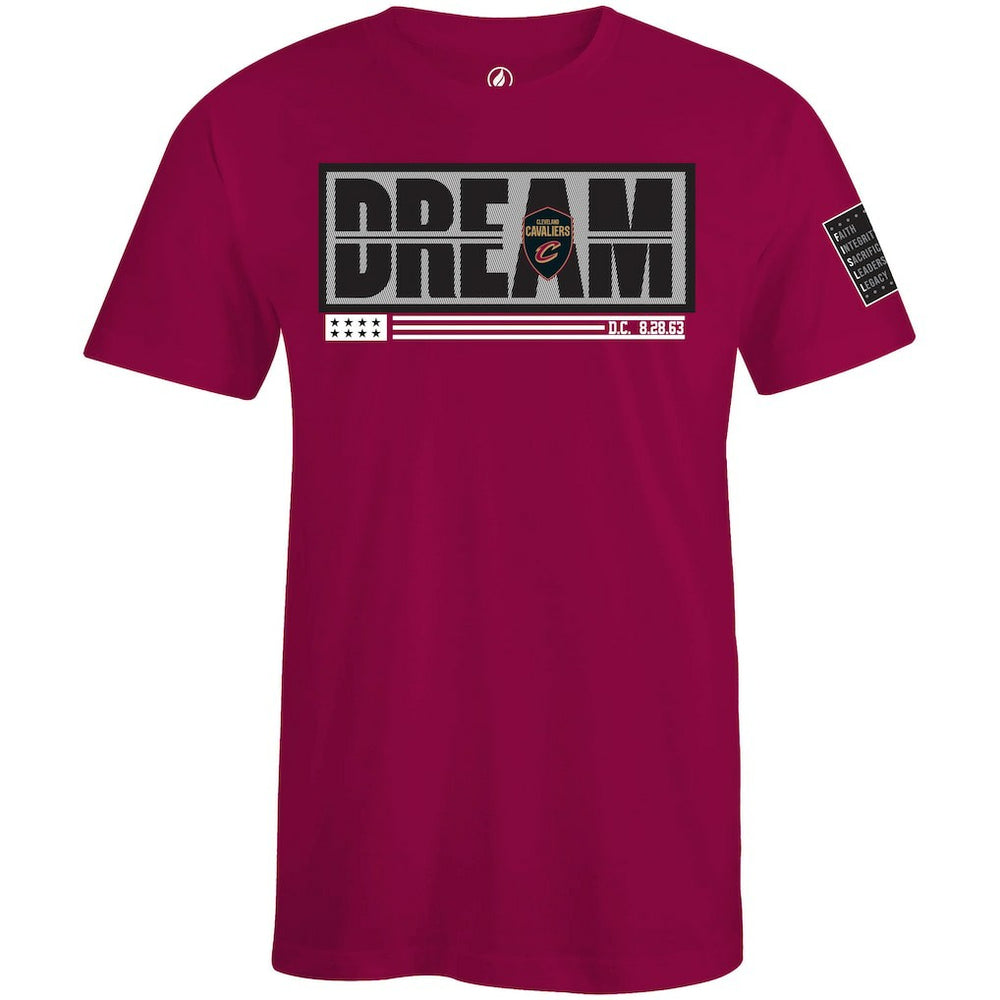 Cleveland Cavaliers FISLL x Black History Collection Unisex T-Shirt - Wine