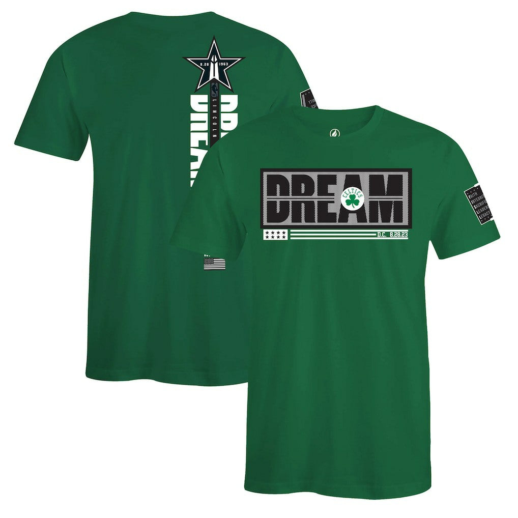 Boston Celtics FISLL x Black History Collection Unisex T-Shirt - Green