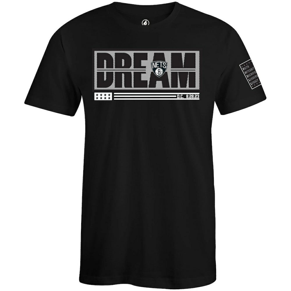 Brooklyn Nets FISLL x Black History Collection Unisex T-Shirt - Black