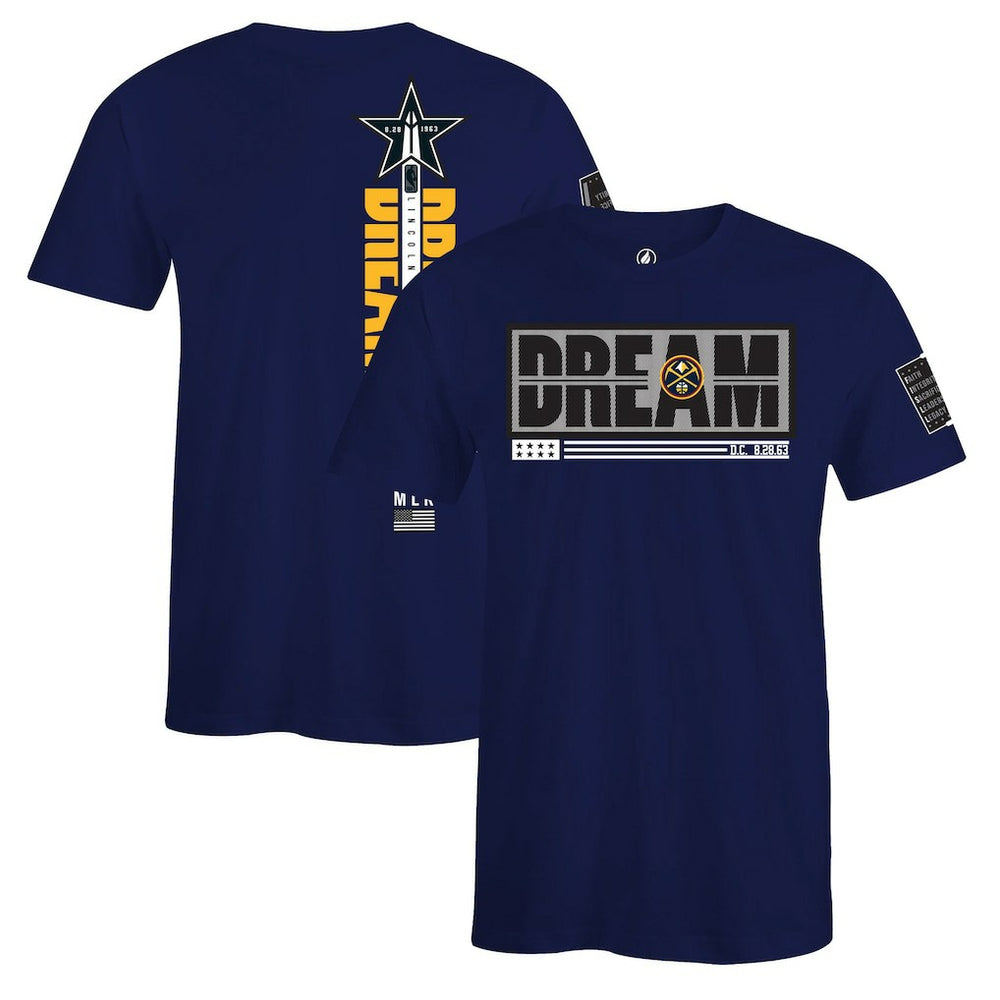Denver Nuggets FISLL x Black History Collection Unisex T-Shirt - Blue