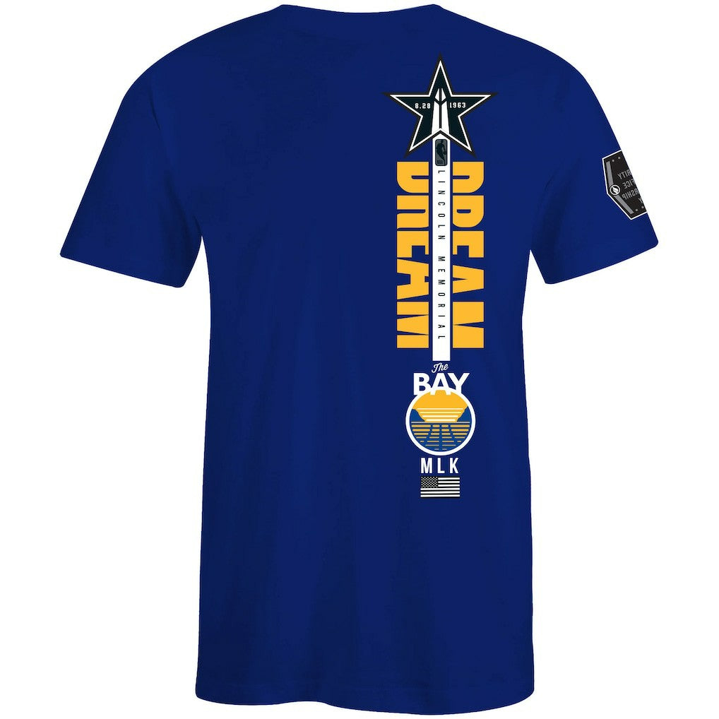 Golden State Warriors FISLL x Black History Collection Unisex T-Shirt - Royal