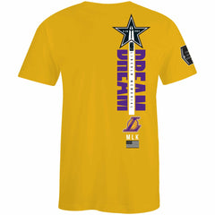 Los Angeles Lakers FISLL x Black History Collection Unisex T-Shirt - Gold