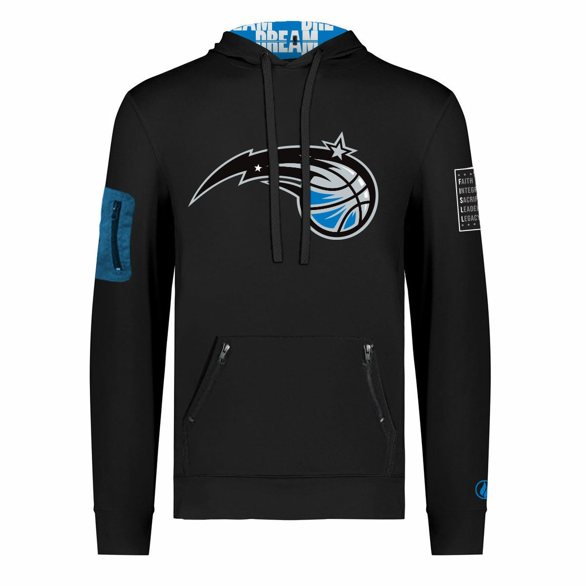Orlando Magic FISLL x Black History Collection Unisex Pullover Hoodie - Black