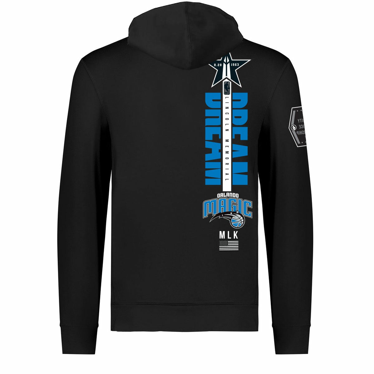Orlando Magic FISLL x Black History Collection Unisex Pullover Hoodie - Black