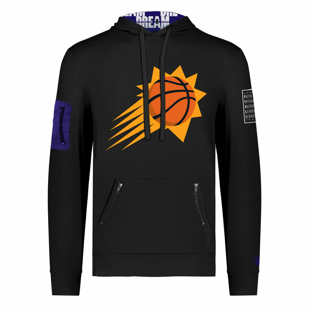 Phoenix Suns FISLL x Black History Collection Unisex Pullover Hoodie - Black