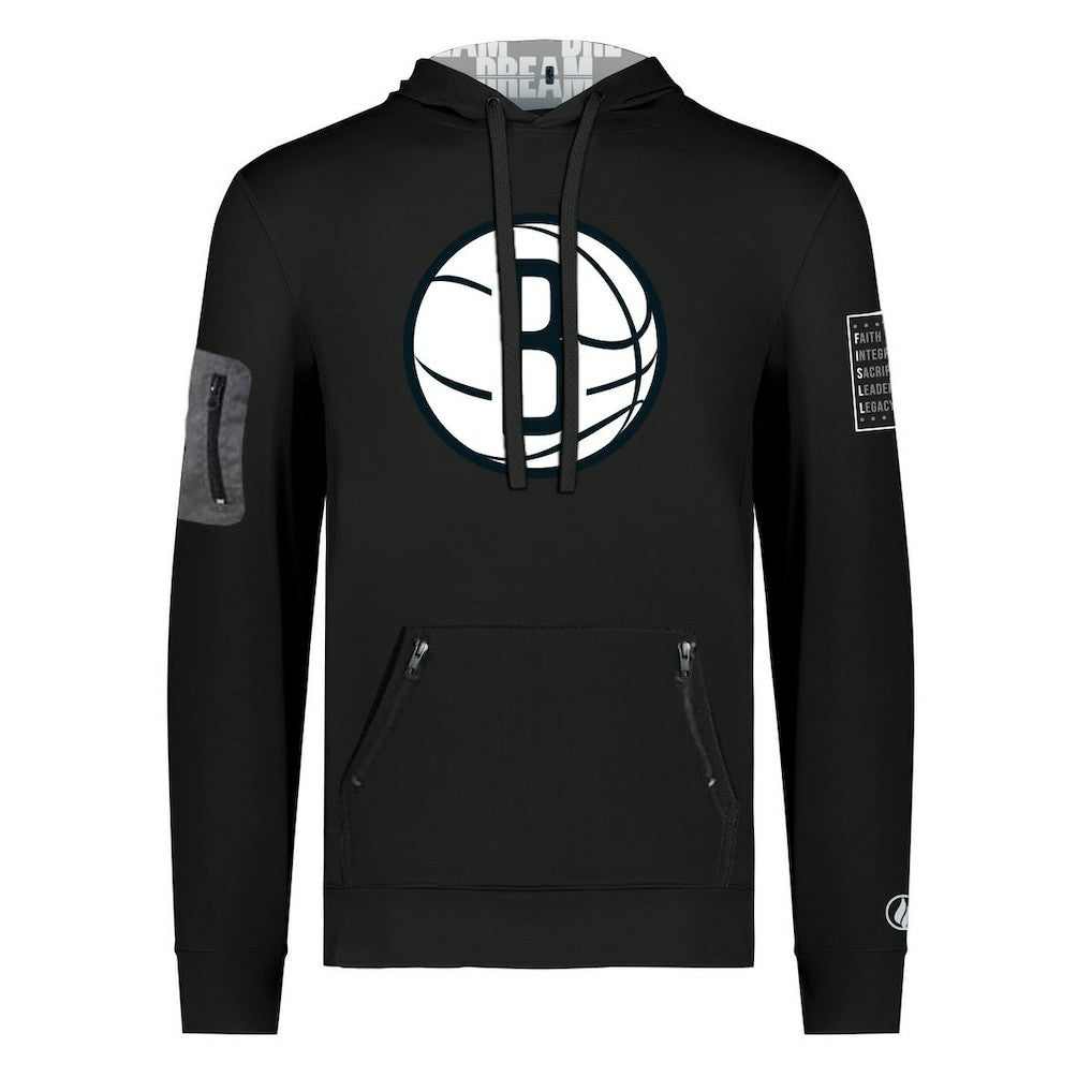 Brooklyn Nets FISLL x Black History Collection Unisex Pullover Hoodie - Black