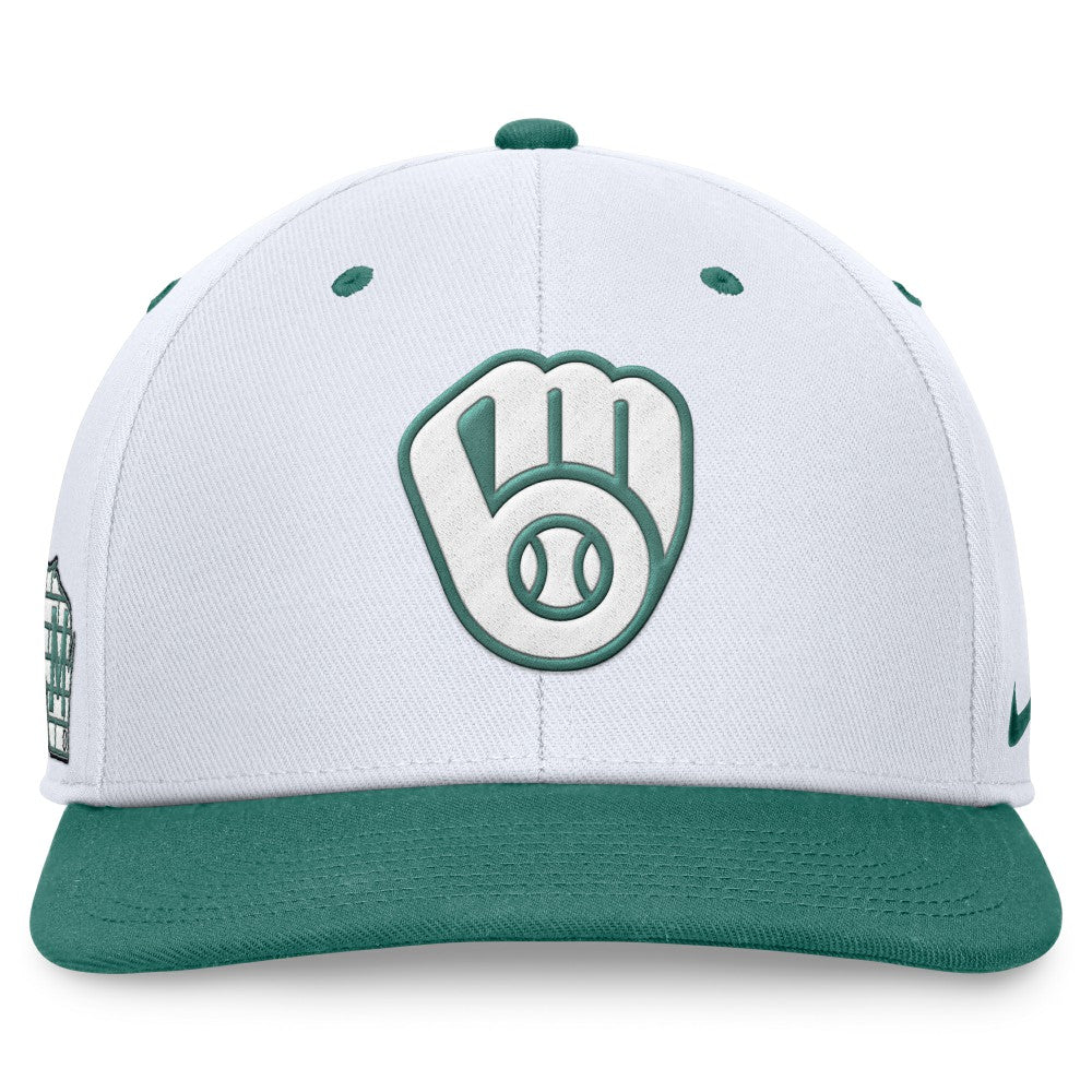Milwaukee Brewers Nike Bicoastal Two-Tone Pro Performance Snapback Hat Outlet
