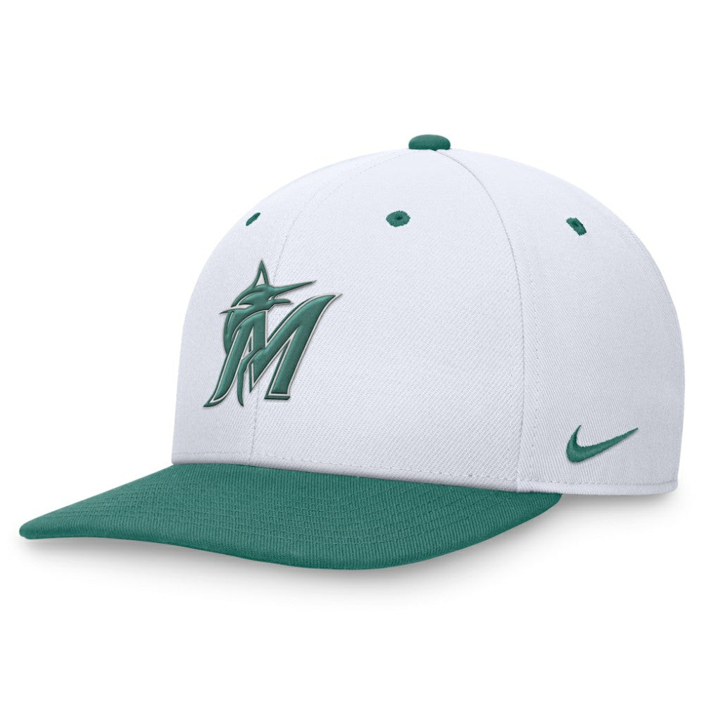 Miami Marlins Nike Bicoastal Two-Tone Pro Performance Snapback Hat Sale