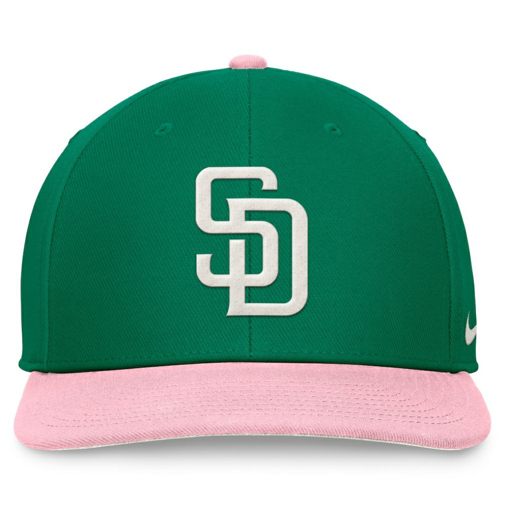San Diego Padres Nike Malachite Pro Performance Snapback Hat for sale
