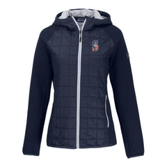 Seattle Mariners Cutter & Buck Women's Americana Rainier Primaloft Eco Raglan Full-Zip Hybrid Jacket Outlet