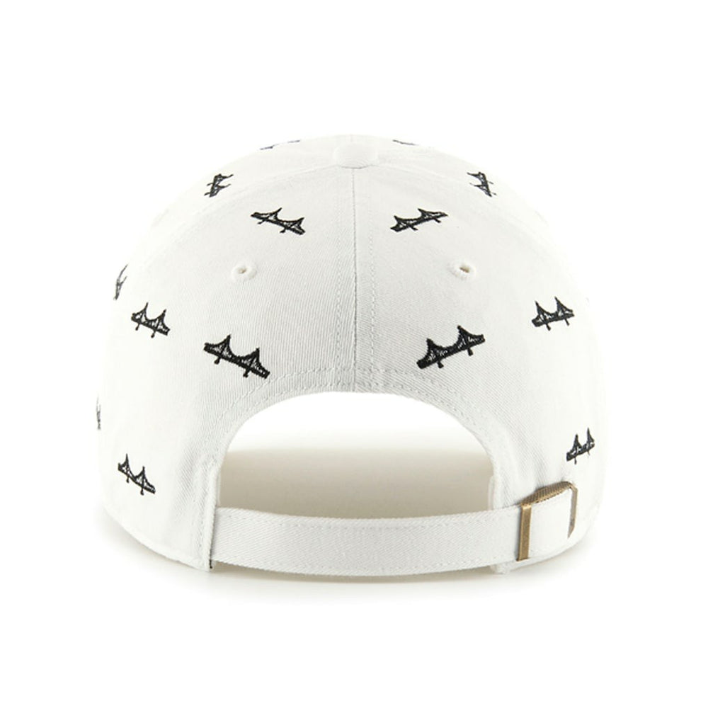 San Francisco 49ers '47 Confetti Clean Up Adjustable Hat - White - 47 brand